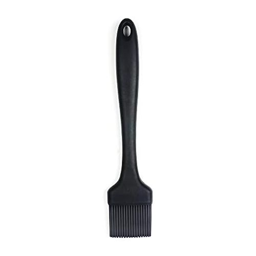  RSVP International (EBB-TQ) Silicone Basting Brush, Black, 8.75 Gently Spreads Butter, Sauces, Marinades, & More Dishwasher Safe & Heat Resistant BBQ Grill, Baking, Preparing Meats