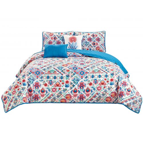  RT Designers Collection Tatyana 5-Piece Quilt Set - Queen
