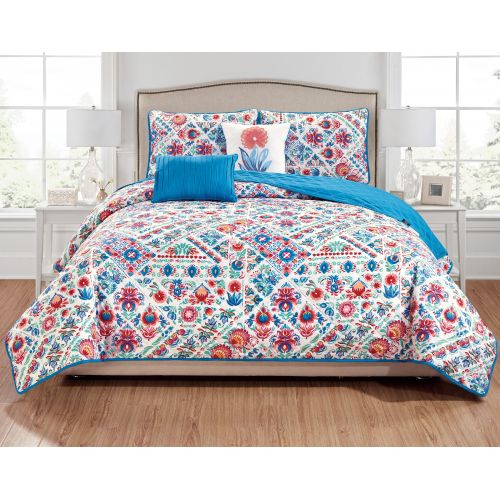  RT Designers Collection Tatyana 5-Piece Quilt Set - Queen