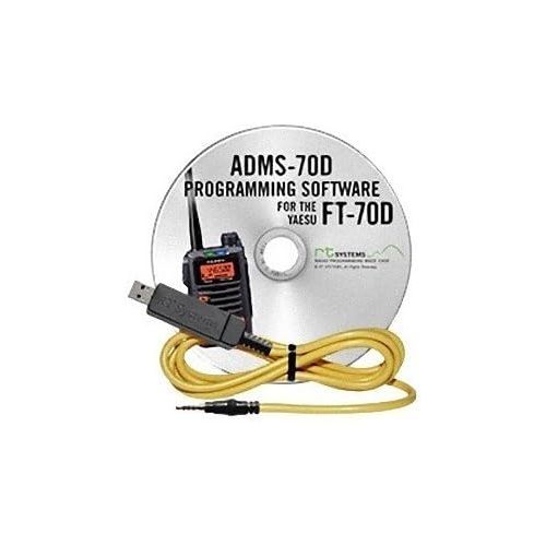  RT Systems Programming Software and USB-57B cable for the Yaesu FT-70D Dual Band Digital HT