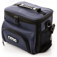RTIC Day Cooler Bag, 8 Can, Navy, Soft Sided, Heavy-Duty Polyester, High Density Insulation, Keeps Ice Cold All Day