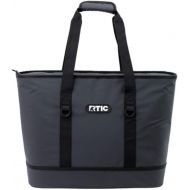RTIC Insulated Tote Bag with heavy-duty polyester and high density insulation with a convenient zip top (Black)