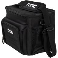 RTIC Day Cooler Bag, 15 Can, Black, Soft Sided, Heavy-Duty Polyester, High Density Insulation, Keeps Ice Cold All Day