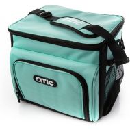 RTIC Day Cooler Bag, 28 Can, Aqua, Soft Sided, Heavy-Duty Polyester, High Density Insulation, Keeps Ice Cold All Day