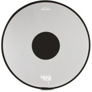 RTOM Black Hole Snap-on Mesh Bass Drum Practice Pad - 24-inch