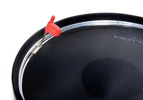  RTOM Black Hole Snap-on Mesh Bass Drum Practice Pad - 24-inch