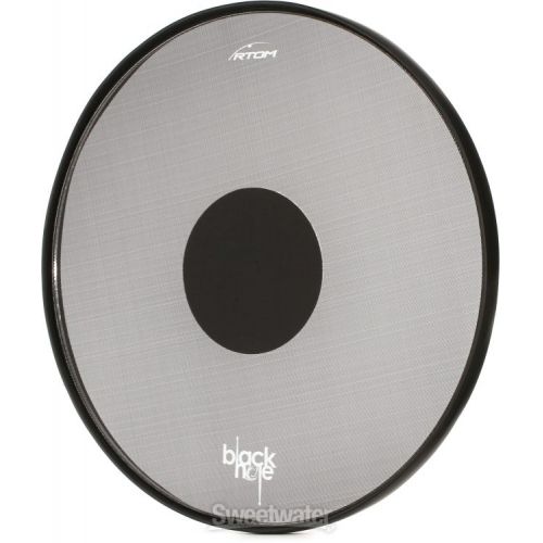  RTOM Black Hole Snap-on Mesh Bass Drum Practice Pad - 24-inch