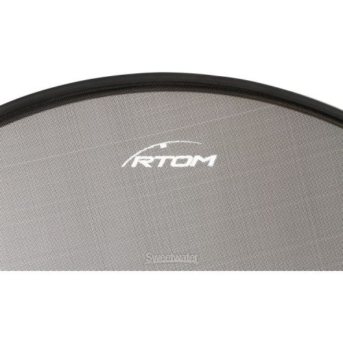  RTOM Black Hole Snap-on Mesh Bass Drum Practice Pad - 24-inch