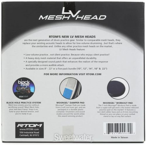  RTOM Low Volume Mesh Drumhead - 8 inch