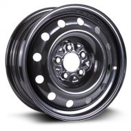 RTX, Steel Rim, New Aftermarket Wheel, 16X6.5, 5X114.3, 71.5, 40, black finish X99128N