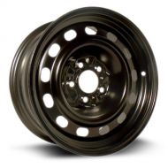 RTX, Steel Rim, New Aftermarket Wheel, 16X7, 5X114.3, 70.6, 11, black finish X40827