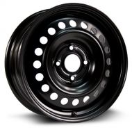 RTX, Steel Rim, New Aftermarket Wheel, 16X6.5, 4X114.3, 66.1, 45, black finish X46645
