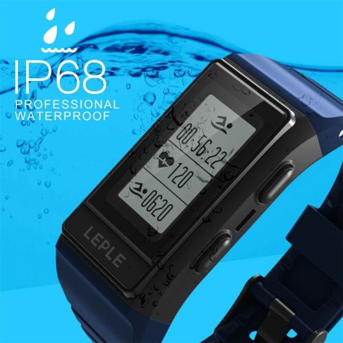  RTYou LEPLE S909 Smart Sports Watch Bracelet GPS Heart Rate Sleep Monitor (Black)