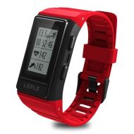 RTYou LEPLE S909 Smart Sports Watch Bracelet GPS Heart Rate Sleep Monitor (Red)