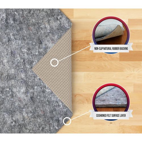  RUGPADUSA, Anchor Grip 15 1/8 Inch (2x18), Non Skid Runner Rug Pad, Protection for Hardwood and Hard Surface Floors