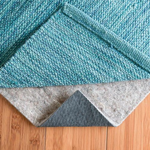  RUGPADUSA, Basics 1/4 inch Felt + Rubber Rug Pad, 710 x910, Non-Slip Rug Pad, Protection for Hardwood Floors and Hard Surfaces