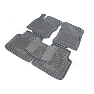 RUIYA AV-G Fully Tailored Rubber | Set of 5 Car Floor Mats Carpet for Skoda KODIAQ 20162019