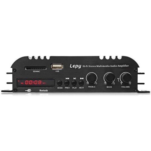  [아마존베스트]-Service-Informationen RUIZHI Lepy LP-269S Bluetooth Car Amplifier 2-Channel Hi-Fi Stereo Audio Support SD USB FM Remote Control