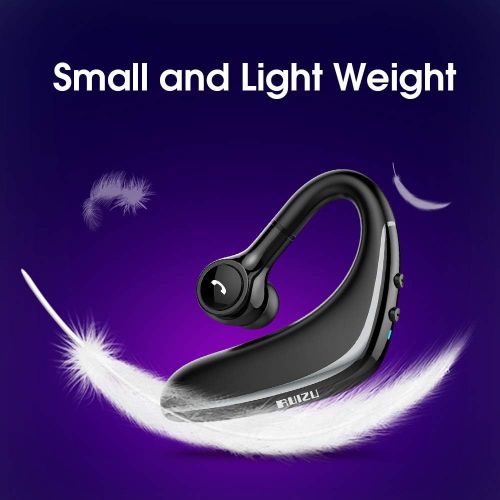  [아마존핫딜][아마존 핫딜] RUIZU Bluetooth Headset Wireless Business Bluetooth 5.0 Noise Reduction Earpiece Wireless Headphones Ultralight Headphones Hands-Free Earphones with Mic for Cell Phones Business Office T