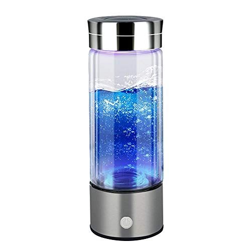  [아마존베스트]Runmind Hydrogen Water Bottle with PEM and SPE Technology, Up to 1600 PPB, Portable Hydrogen Generator Manufacturer, Glass Water Ionizer