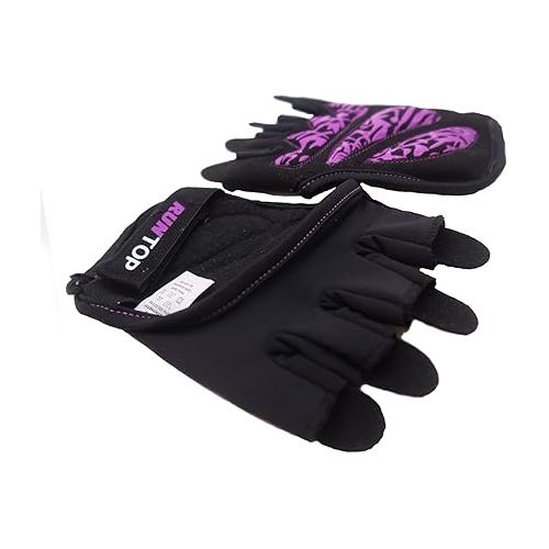  Workout Grip Gloves Cross Training WODS Fitness Gym Yoga Exercise Weight Lifting Powerlifting Bodybuilding Hand Palm Protect Men Women