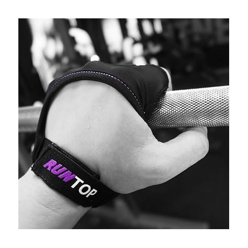  Workout Grip Gloves Cross Training WODS Fitness Gym Yoga Exercise Weight Lifting Powerlifting Bodybuilding Hand Palm Protect Men Women