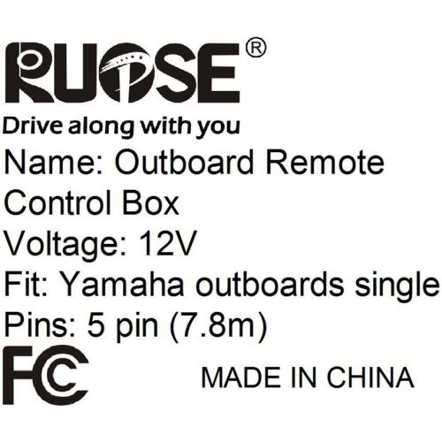  RUPSE Outboard Engine Binnacle Remote Control Box Assembly Top Console Mount for Yamaha Console 704 Single