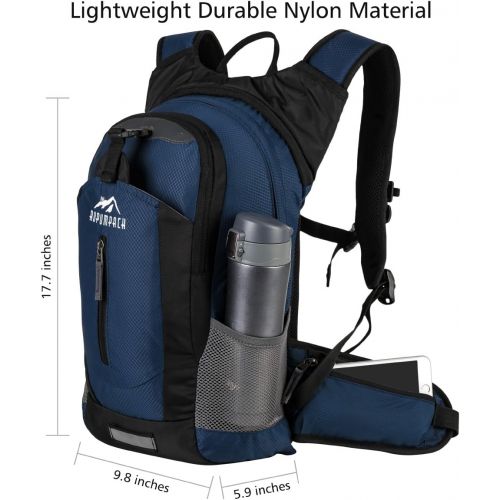  [아마존 핫딜]  [아마존핫딜]RUPUMPACK Insulated Hydration Backpack Pack with 2.5L BPA Free Bladder, Lightweight Daypack Water Backpack for Hiking Running Cycling Camping, School Commuter, Fits Men, Women, Kid