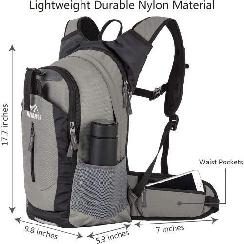  [아마존 핫딜]  [아마존핫딜]RUPUMPACK Insulated Hydration Backpack Pack with 2.5L BPA Free Bladder, Lightweight Daypack Water Backpack for Hiking Running Cycling, School Commuter, Fits Men, Women, Kids, 18L