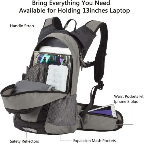  [아마존 핫딜]  [아마존핫딜]RUPUMPACK Insulated Hydration Backpack Pack with 2.5L BPA Free Bladder, Lightweight Daypack Water Backpack for Hiking Running Cycling, School Commuter, Fits Men, Women, Kids, 18L