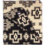 RUTH Inca Ecuadorian Blanket - Aztec/Mexican/Southwest Artisanal Style - Use As Fall Throw Blanket, Camp Blanket, or Cover for Indoors and Outdoors