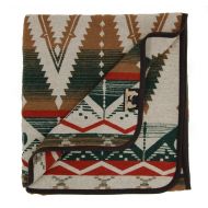 RUTH Ruth&Boaz Outdoor Wool Blend Blanket Ethnic Inka Pattern(Q)