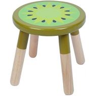 [아마존베스트]RUYU 9 Inch Kids Solid Hard Wood Fruit Chair, Crafted Hand-Painted Wood with Assembled Four-Legged Stool, Bedroom, Playroom, Lemon Furniture Stool for Kids, Children, Boys, Girls(