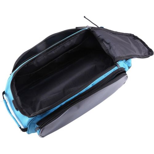 RV77 Bicycle Rear Carrier Bag, Bike Panniers Cycling Rack Bag Seat Cargo Bag, Large Capacity Cycling Carrier Bag with Reflective Strips & Handle for Outdoor Activities