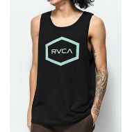 RVCA Hex Black & Mint Tank Top