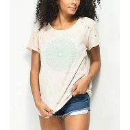 RVCA Spokes Pink Tie Dye T-Shirt