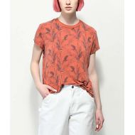 RVCA Suspension Palm Tree Red Clay T-Shirt