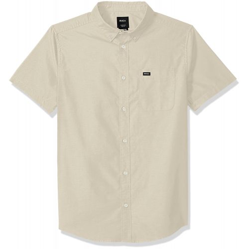  RVCA Mens Thatll Do Oxford Short Sleeve Woven Shirt