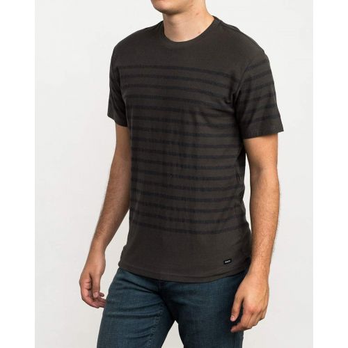  RVCA Mens Dean Stripe Knit T-Shirt