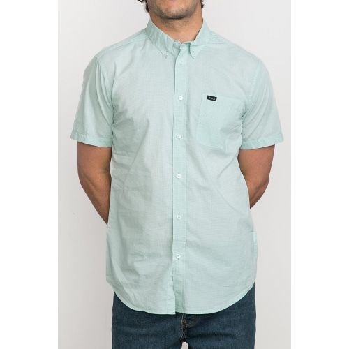  RVCA Mens Thatll Do Micro Short Sleeve Shirt