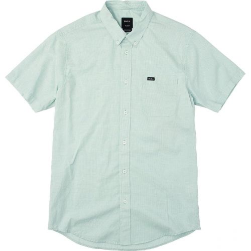  RVCA Mens Thatll Do Micro Short Sleeve Shirt