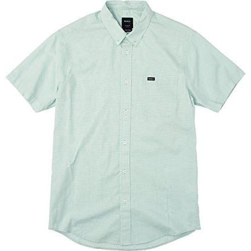  RVCA Mens Thatll Do Micro Short Sleeve Shirt