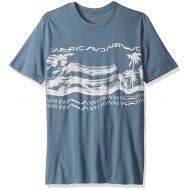 RVCA Mens Hawaii Warped Short Sleeve T-Shirt