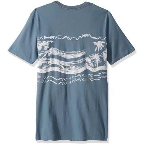  RVCA Mens Hawaii Warped Short Sleeve T-Shirt