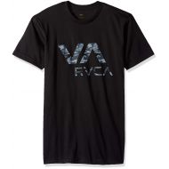 RVCA Mens Dark Camo Va Short Sleeve Perfomance T-Shirt