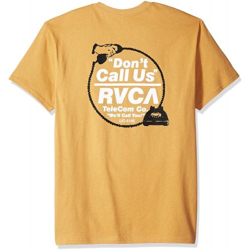  RVCA Mens Dont Call Us Short Sleeve T-Shirt