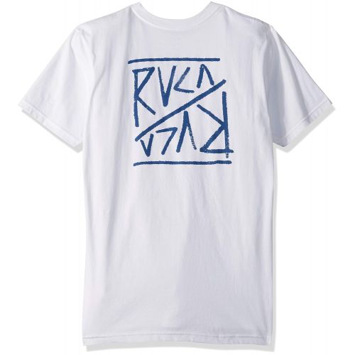  RVCA Mens Flipper Short Sleeve Crew Neck T-Shirt