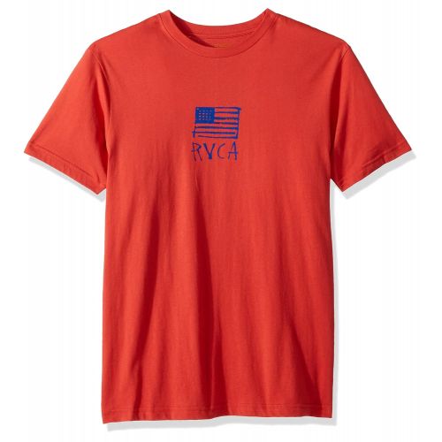  RVCA Mens Horton Flag Short Sleeve T-Shirt