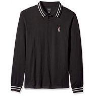 RVCA Mens Hi Grade ANP Long Sleeve Polo Shirt