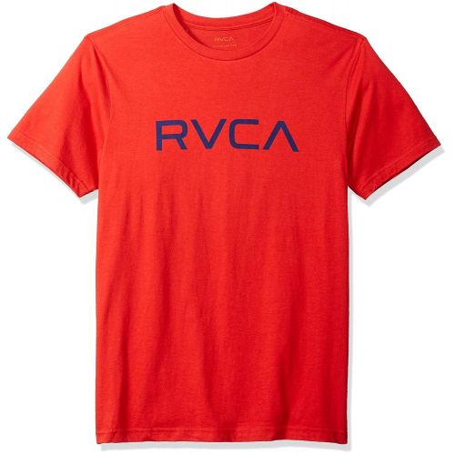  RVCA Mens Big Short Sleeve Logo T-Shirt